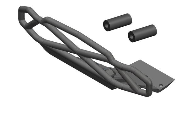 Bumper - Bull Bar Type - Front - Composite - 1 Set: Mammoth,