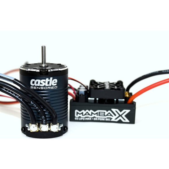 Mamba X & Sensored Motor Combo 25.2V WP ESC & 1406-2850KV