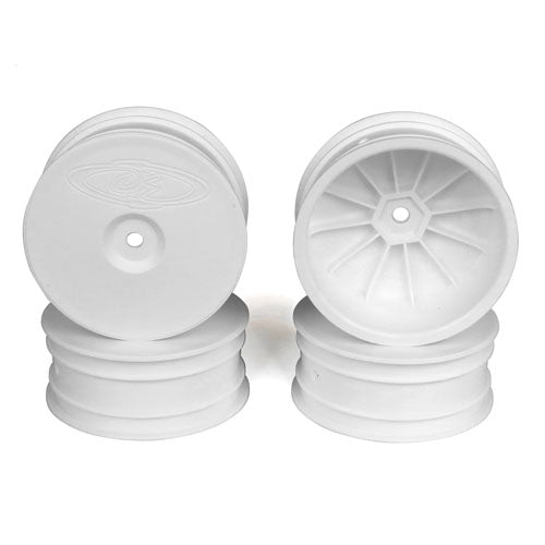 Speedline Buggy Wheels, White For Losi 22-4 and Tekno EB410