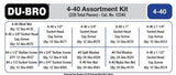 4-40 Hardware Assortment Kit, 228pcs