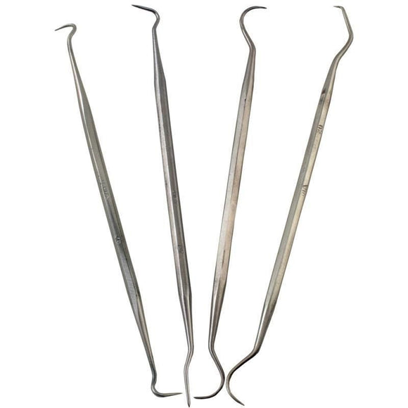 4pc Dental Pick Assortment, Carded