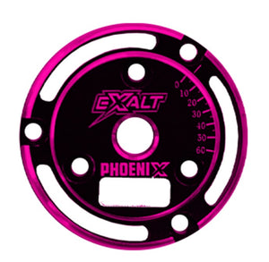 Black Phoenix Endplate with Pink Chamfered Edges