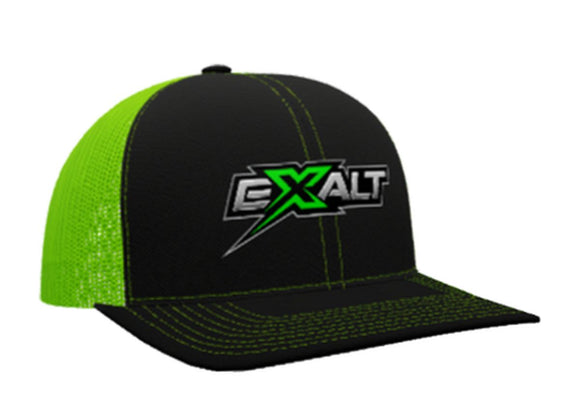 Exalt - Exalt Snapback Hat, Flo Green / Black