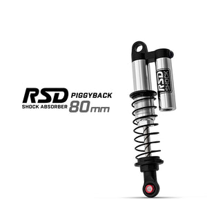 RSD Piggyback Shocks, 80mm Length, (2)