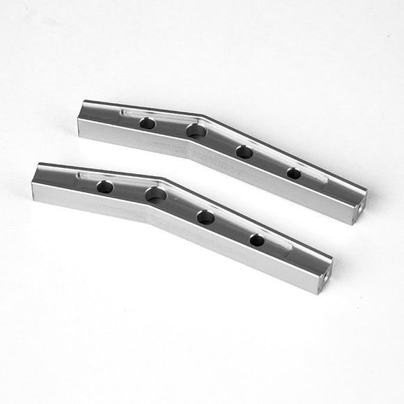 GS01 Machined M3 78mm Bent Lower Link (2) (Silver)