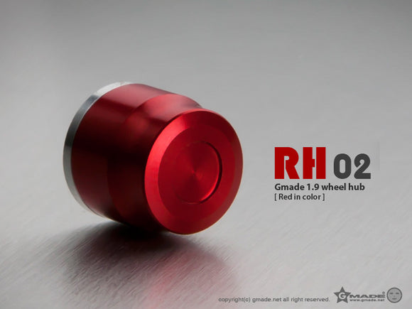 1.9 RH02 Wheel Hubs (Red) (4)
