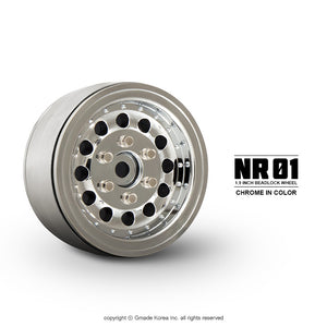 1.9 NR01 Beadlock Wheels (Chrome) (2)