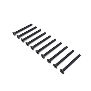 3x35mm Flat Head Hex Wrench Bolt (10 screws)