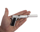 Mini 1911 Suppressor, Silver, for 1911 Models