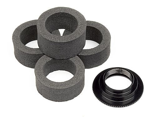 Servo Saver Foam (4pcs) With Adjust Nut Vorza Flux