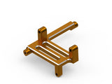 Aluminum Shift Servo Mount (Orange), for Venture18
