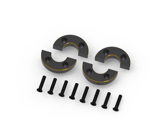 Steering Block Weight Set (Brass / 4pcs), for Venture18