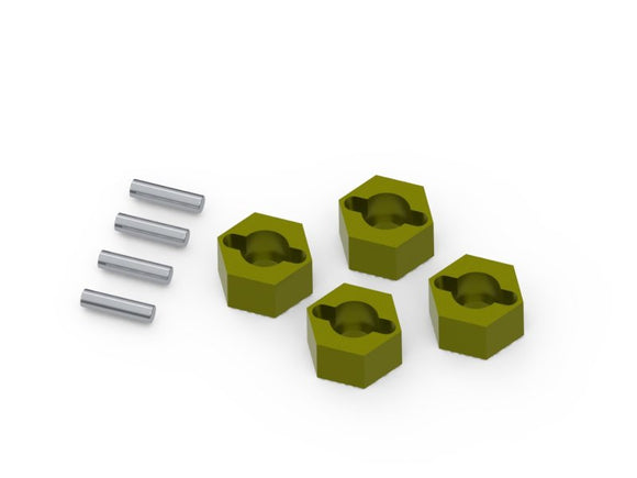 7mm Hex Hub Set (Brass / 4pcs) for Venture18