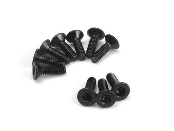 Flat Head Screw M1.7x6mm (Hex Socket/10pcs)