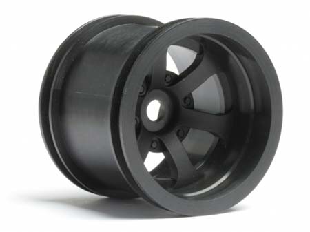 Scorch 6-Spoke Wheel Black (55X50mm/2pcs)