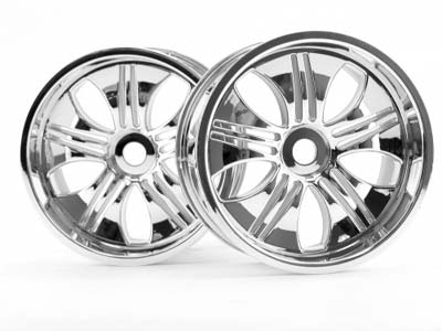 Tremor Wheel Chrome (115X70mm 7in/2pcs) - Savage X
