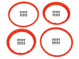 Heavy Duty Wheel Bead Lock Rings (Red/For 2 Wheels