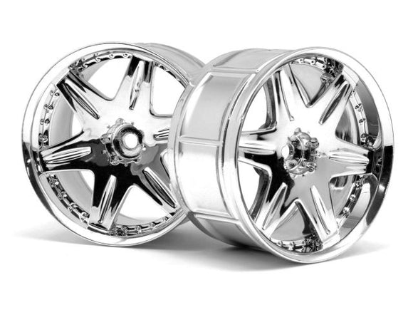 LP35 Wheel Work LS406 Chrome (2pcs)