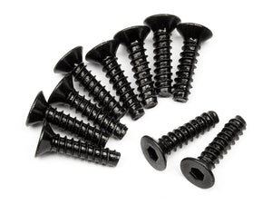 Tp. Flat Head Screw M3X12mm (Hex Socket/10pcs)