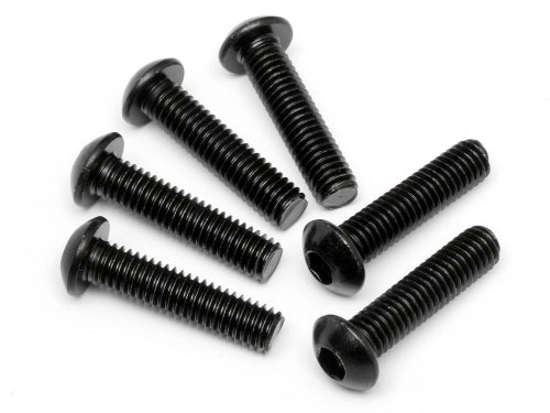 Button Head Screw M6X25mm (Hex Socket/6pcs)