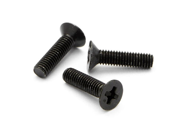 Flat Head Screw M3X12mm (6pcs)