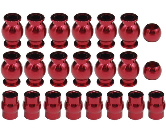 Alum. Pivot Ball Set, for Arrma 1/10 4x4 (22pcs)