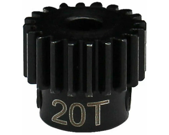 20T 0.5 Mod Hardened Steel Pinion Gear, 1/8 Bore