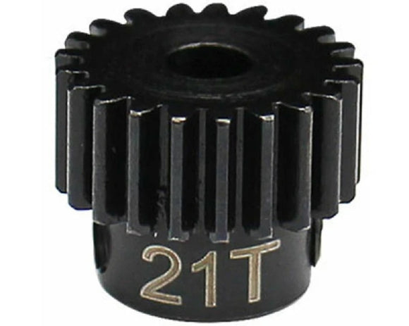 21T 0.5 Mod Hardened Steel Pinion Gear, 1/8 Bore