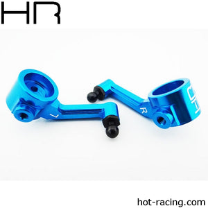 Aluminum Steering Knuckles, Blue, for ECX 2