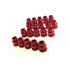 Red Aluminum Hollow Ball Set (20) for AX10, SCX10