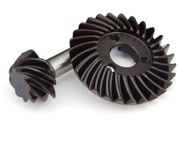 Heavy Duty Steel Bevel Gear Set, 8 Tooth Pinion, 27 Tooth