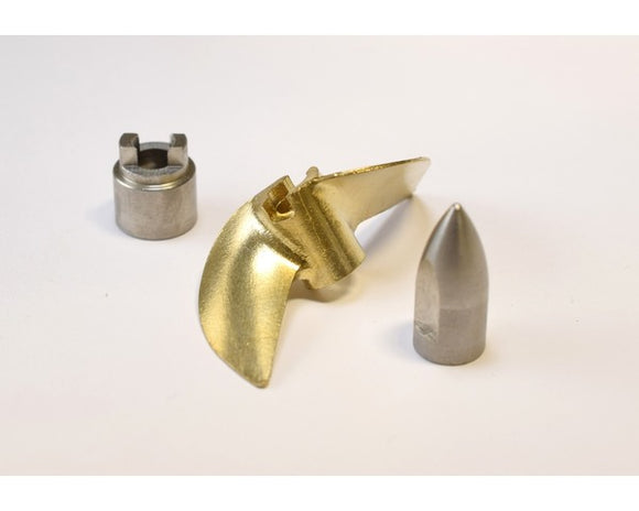 Brass Prop Set w/ Bullet Nut & Drive Dog-Traxxas M41 & Sparta