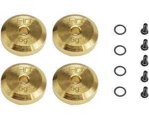 +4mm Steel Axles Brass Weight, for SCX24