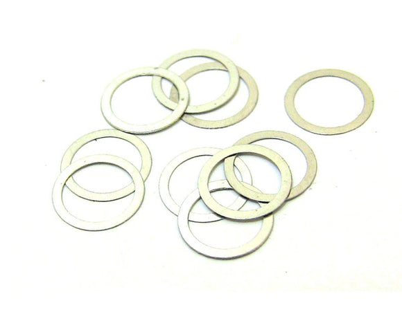 Steel Shims, 6x7.4x0.1mm, (10pcs)