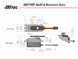 DB777WP 32-Bit MCU, Low Profile Waterproof Servo