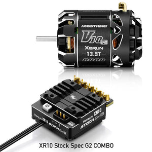 Xerun Combo XR10 Stock 2S G2 ESC & V10 G4R 13.5T Motor