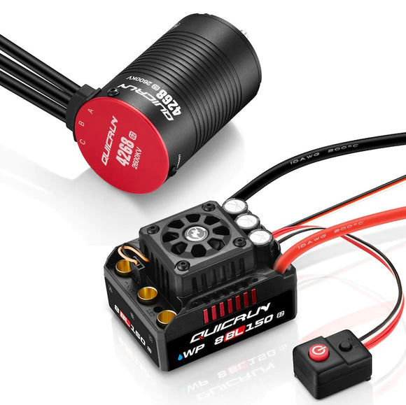 Quicrun 8BL150 G2 ESC with Ezrun 4268L G2 Motor