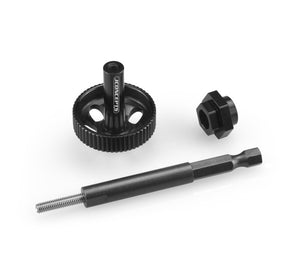 Tire Break-In Drill Adaptor Kit, Black