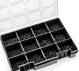 Hardware Storage Box, Black / Smoke Gray (~8" x 5.50" x 1.5"