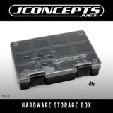 Hardware Storage Box, Black / Smoke Gray (~8" x 5.50" x 1.5"