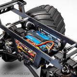 Regulator Chassis Set, Carbon Fiber, Blue Hue,