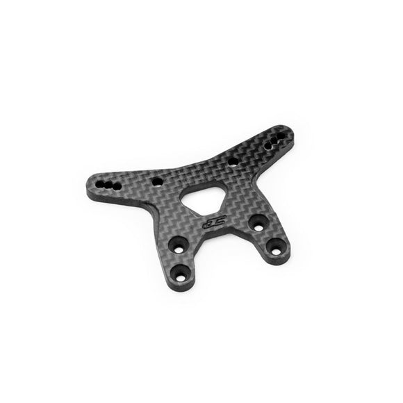 RC10B7 Carbon Fiber Front Shock Tower, Black,