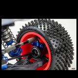 RC10B7 Aluminum Rear Hub Link Mount, Blue, fits RC10B7 /