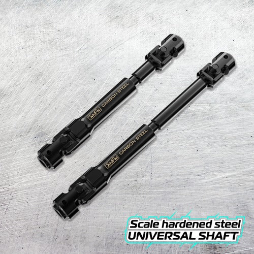 JunFac Scale hardened steel universal shaft for Traxxas TR