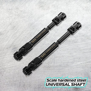 JunFac Scale hardened steel universal shaft for Traxxas TR