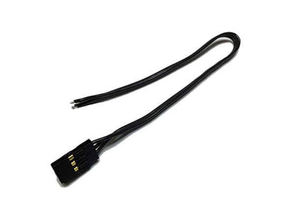 Black Servo Lead (Gold Connector)
