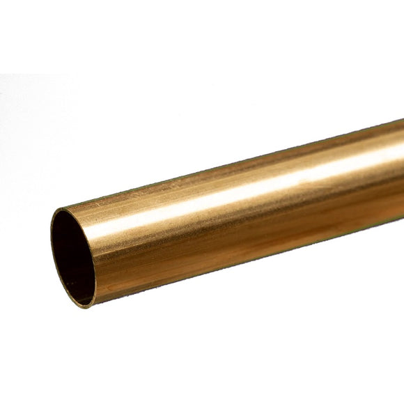 Round Brass Tube: 1/2