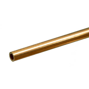 Round Brass Tube: 3/16" OD x 0.029" Wall x 12" Long