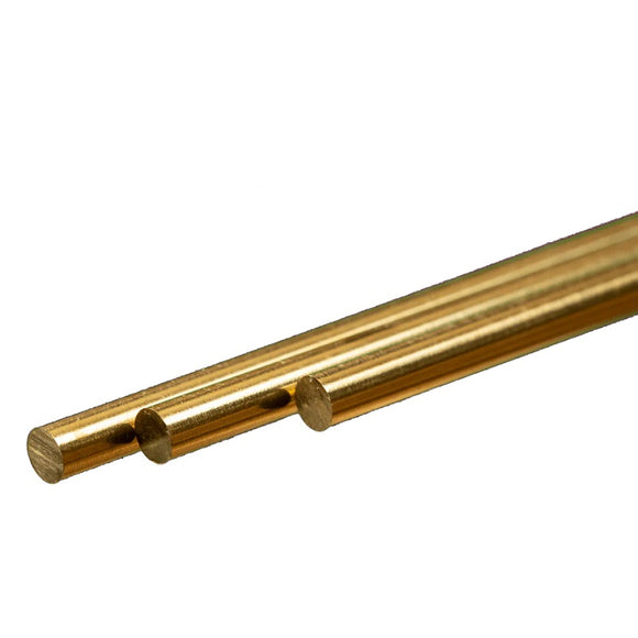 Round Brass Rod: 4mm OD x 300mm Long