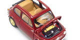 1/18 Fiat Nuova 500 Diecast Model, Coral Red